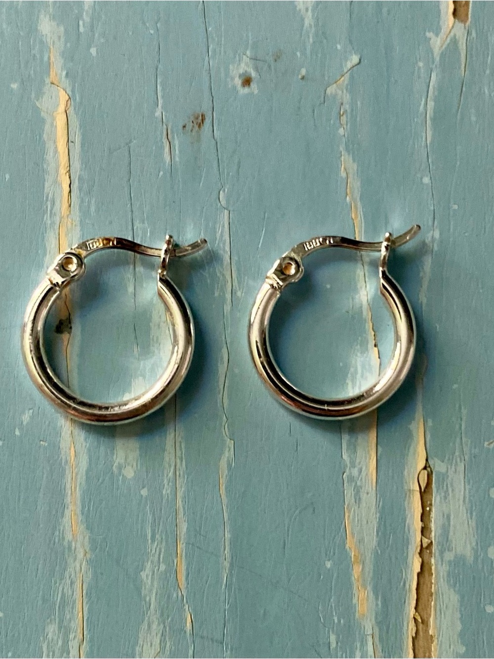 Sterling Silver Mini Hoop Earrings - Classic Silver